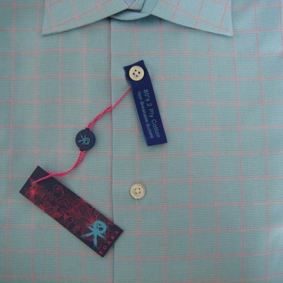 NWT Egara Blue & Pink Long Sleeve Shirt - Picture 3 of 7